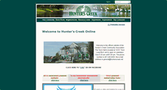 Desktop Screenshot of hunterscreek.net