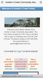 Mobile Screenshot of hunterscreek.net