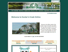 Tablet Screenshot of hunterscreek.net